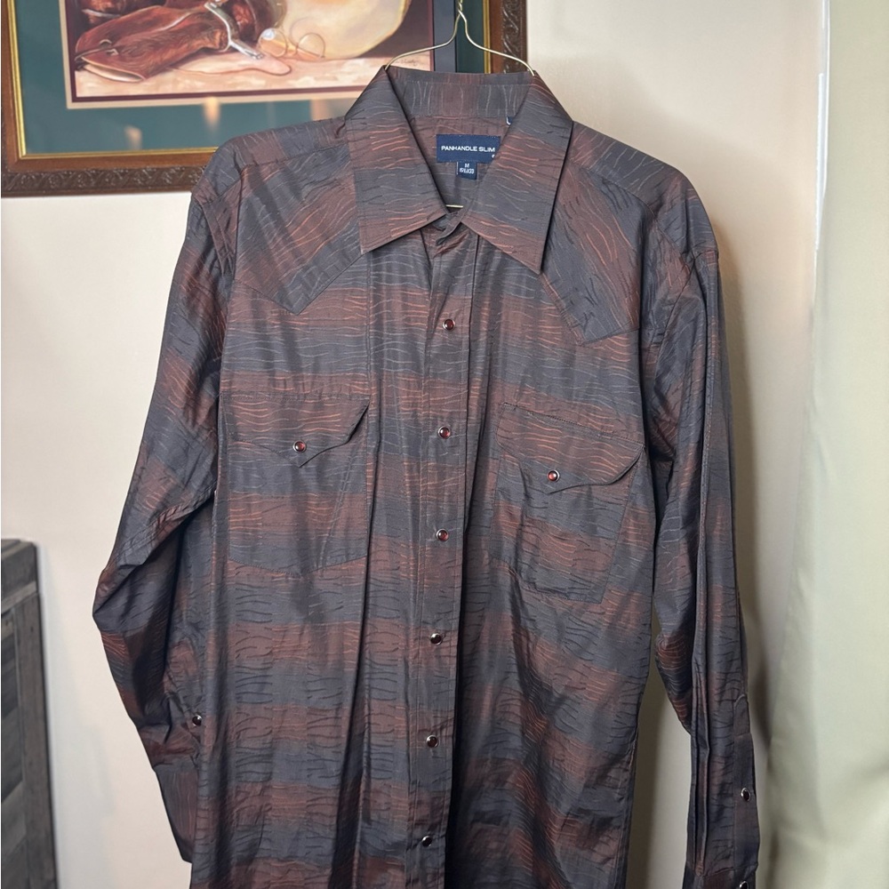 Pendleton Men's Gray and Brown Shirt
